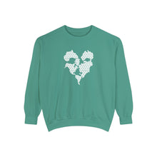 Load image into Gallery viewer, Haiti Map Pattern Unisex Garment-Dyed Sweatshirt