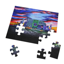 Load image into Gallery viewer, &quot;I was here&quot; New York City Jigsaw Puzzle with Tin – 1000 Pieces – Vibrant Skyline Art