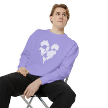 Load image into Gallery viewer, Haiti Map Pattern Unisex Garment-Dyed Sweatshirt
