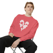 Load image into Gallery viewer, Haiti Map Pattern Unisex Garment-Dyed Sweatshirt