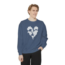 Load image into Gallery viewer, Haiti Map Pattern Unisex Garment-Dyed Sweatshirt