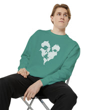 Load image into Gallery viewer, Haiti Map Pattern Unisex Garment-Dyed Sweatshirt