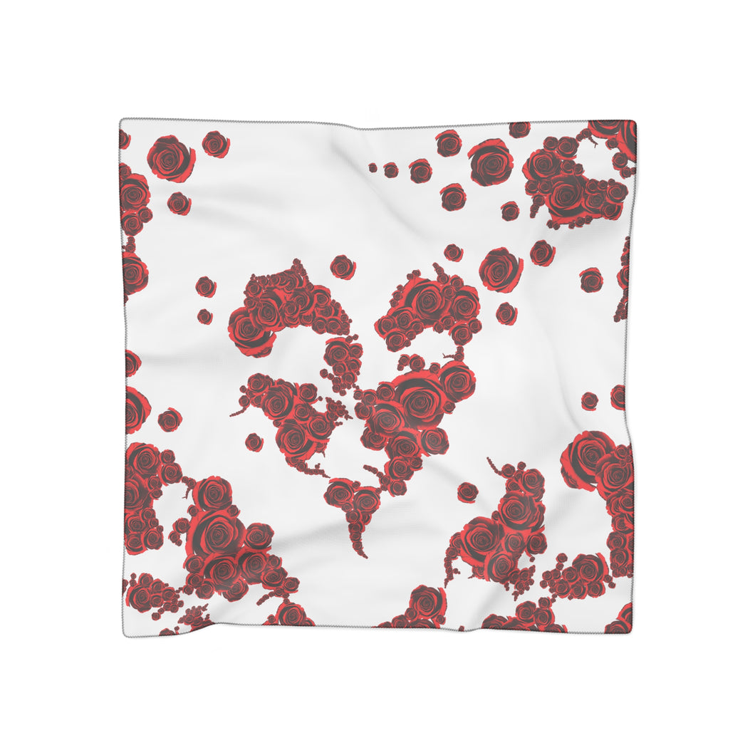 New York Street Roses Poly Scarf