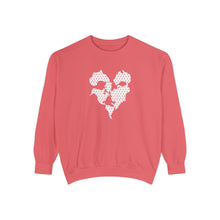 Load image into Gallery viewer, Haiti Map Pattern Unisex Garment-Dyed Sweatshirt