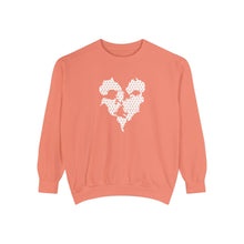 Load image into Gallery viewer, Haiti Map Pattern Unisex Garment-Dyed Sweatshirt