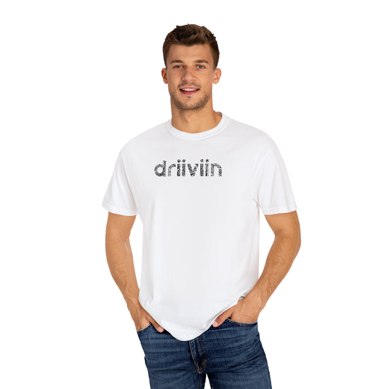 Driiviin Unisex Garment-Dyed T-shirt, Casual Wear, Trendy Tee, Gift for Him/Her, Streetwear Essential, Summer Style