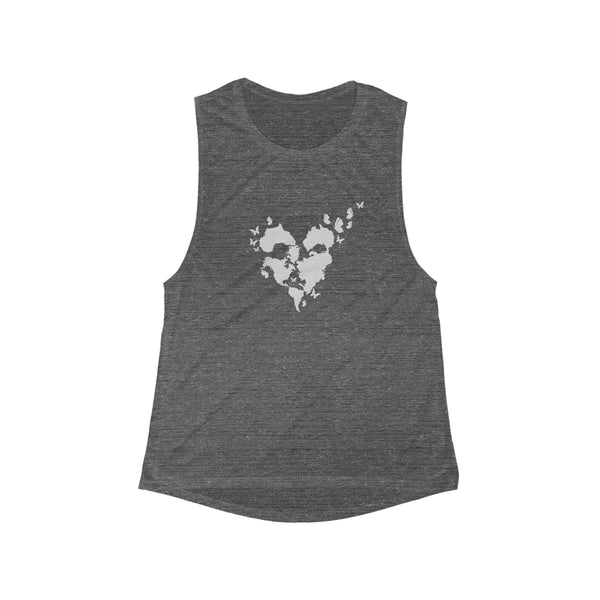 DRIIVIIN FLY Women's Flowy Scoop Muscle Tank