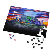 Load image into Gallery viewer, &quot;I was here&quot; New York City Jigsaw Puzzle with Tin – 1000 Pieces – Vibrant Skyline Art