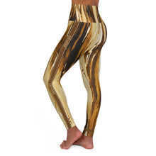 Load image into Gallery viewer, High-Waist Golden EDGE Yoga Leggings