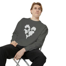 Load image into Gallery viewer, Haiti Map Pattern Unisex Garment-Dyed Sweatshirt