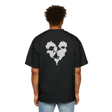 Load image into Gallery viewer, Haiti Map Pattern Men&#39;s Heavy Oversized Tee