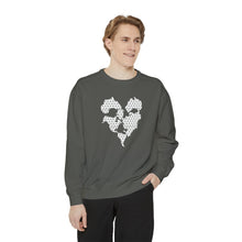 Load image into Gallery viewer, Haiti Map Pattern Unisex Garment-Dyed Sweatshirt