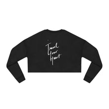 Load image into Gallery viewer, Travel Your Heart DRIIVIIN Women&#39;s Cropped Sweatshirt
