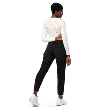 Load image into Gallery viewer, Recycled long-sleeve crop top