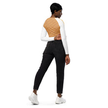Load image into Gallery viewer, Recycled long-sleeve crop top