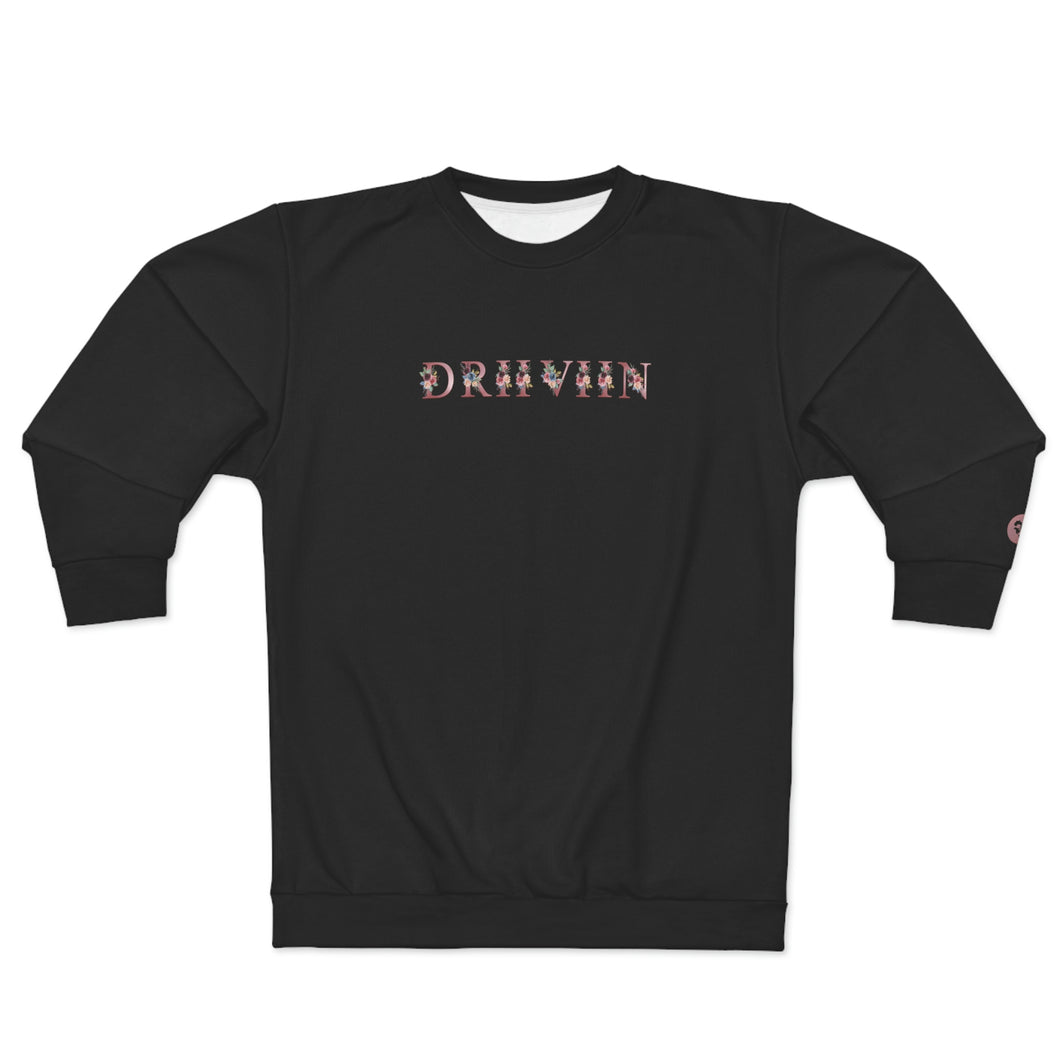 DRIIVIIN Floral Letter Unisex Sweatshirt