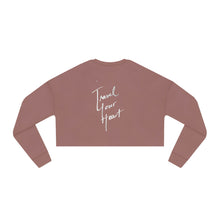 Load image into Gallery viewer, Travel Your Heart DRIIVIIN Women&#39;s Cropped Sweatshirt