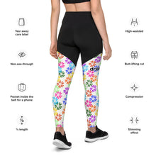 Load image into Gallery viewer, Driiviin Flowers Sports Leggings