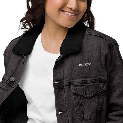 Unisex denim sherpa jacket