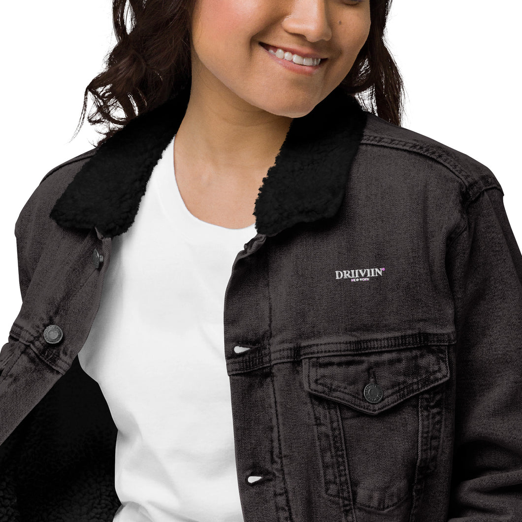 Unisex denim sherpa jacket
